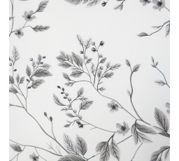 Povlečení B2 Bilberry Branch Essentials mikrovlákno bílé s květinovým vzorem 160x200 cm 894348