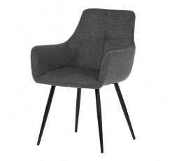 Jídelní židle, šedá, látka, DCH-226 GREY2