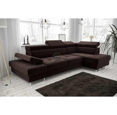 Rohová sedací souprava GALAXY MINI 170x280 - volitelný odstín - pravá Rohová sedací souprava GALAXY MINI 170x280 - volitelný odstín - pravá
