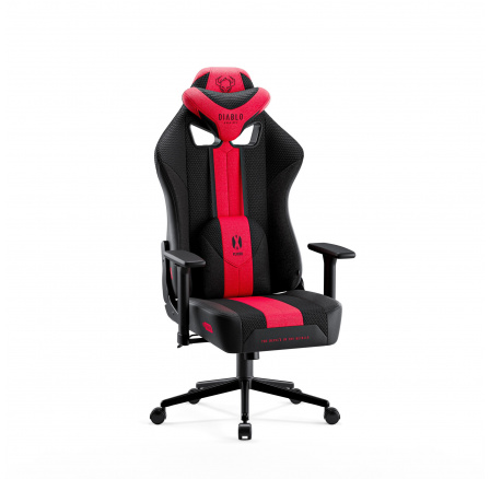 Látkové Křeslo Diablo X-Player 2.0 Small: Karmínově-antracitový