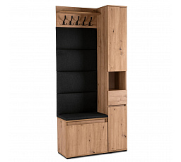 Sada do Předsíně VENORNA 90 cm Dub Artisan/Grafit