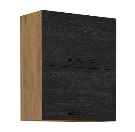 Kuchyňská skříňka Vega 60 GU 72 2F dub lancelot/dark wood