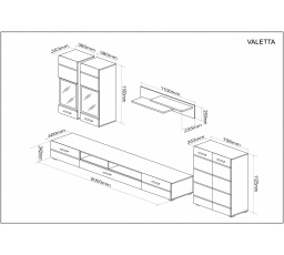 VALETTA sada, barva: kašmír