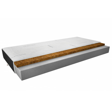 Materac Pěnový Luna 160x200 Kašmír + Samet černý Kašmír, Samet Černý