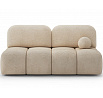 Nuwia sofa with sleeping function and storage box, light beige plush upholstery Avexin 18 145x200 1