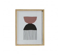 Obraz Art-deco 60x45cm dřevěný rám