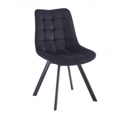 Židle velvet černá KO265-FXJG
