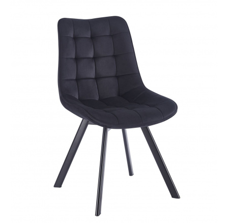 Židle velvet černá KO265-FXJG