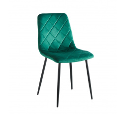 Židle velvet zelená K6-FX
