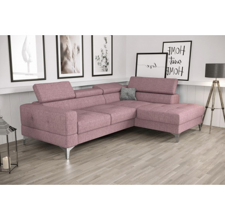 Rohová sedací souprava TOSCANIA MINI s funkcí spaní 170x250 cm - volitelný odstín - pravá Rohová sedací souprava TOSCANIA MINI s funkcí spaní 170x250 cm - volitelný odstín - pravá