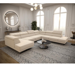 Rohová sedací souprava EMPORIO MAX II 300X350X180 - pravá, béžová