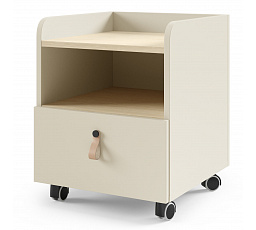 Kontejner na kolečkách SALERNO SA-17, Macadamia/Dub Mavelie