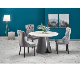 Jídelní stůl REMIGIO, bílý mramor