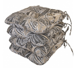 Sedák UNI látka listy na tmavé set 4 kusy