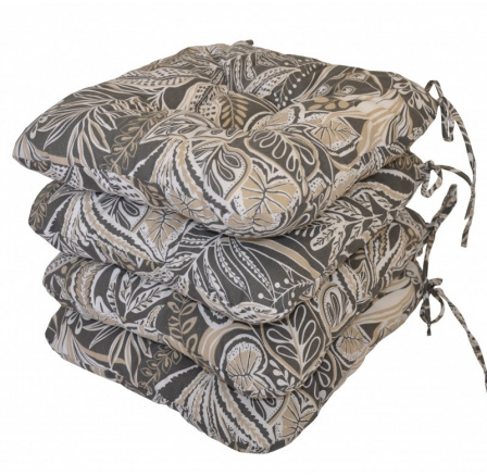 Sedák UNI látka listy na tmavé set 4 kusy Sedák UNI látka listy na tmavé set 4 kusy