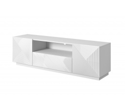 TV komoda Asha, bílý lesk