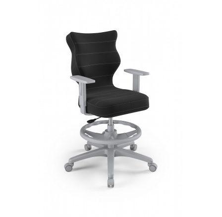 Kancelářské křeslo DUO , šedá Velvet 17 velikost 5 WK+P