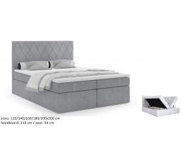 Kontinentální postel Leon 140x200