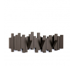Věšák s 5 držáky, káva, STICKS