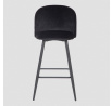 Hocker INU REDUCIDO velur černý 43x48x89 cm 708749