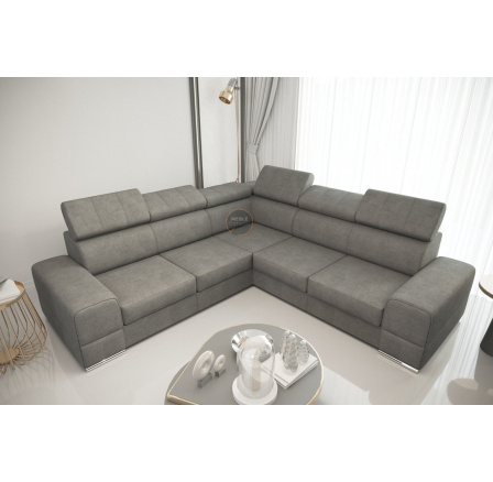 Rohová sedací souprava ROYAL MAX 286×286 - šedá , levá Rohová sedací souprava ROYAL MAX 286×286 - šedá , levá