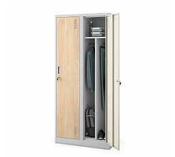 Čtyřkomorová pracovní skříňka šedá / dub sonoma: Eco Design KACPERT, 800 x 1800 x 500 mm