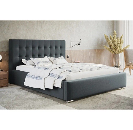Postel B2 R 180x200, Madryt 990 , chromové nožky Postel B2 R 180x200, Madryt 990 , chromové nožky