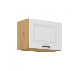 Kuchyňská horní skříňka STIPE 50 GU 36 1F, Bílá/Dub artisan