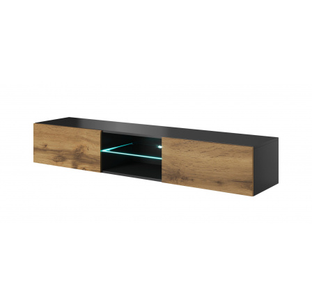 Tv komoda LIVO RTV 180, antracit/dub votan