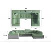 Letto Berlin 03, Soft 66 125x253 Levý 1