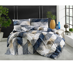 Povlak flanel Laris blue 45x60 cm