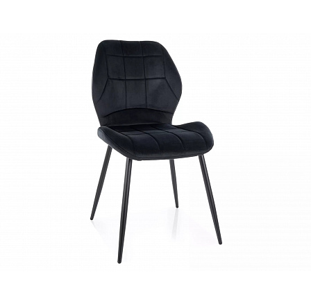 Jídelní židle JAKE VELVET, Černý Bluvel 19/Černá