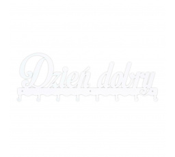 Nástěnný věšák Dobrý den 01 bílý