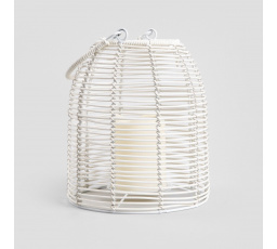 Zahradní lucerna MODERN HAMPTONS s LED svíčkou 19x21.5 cm 741975