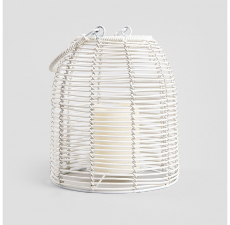 Zahradní lucerna MODERN HAMPTONS s LED svíčkou 19x21.5 cm 741975