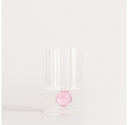 Sklenička FINOM s růžovou kuličkou 0,22 l 763182 Sklenička FINOM s růžovou kuličkou 0,22 l 763182