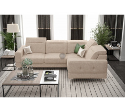 Rohová sedací souprava MALIBU 250X180 cm - pravá, béžová
