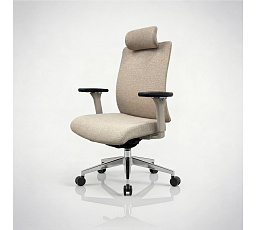 Ergonomická kancelářská židle světle béžová VECTOT