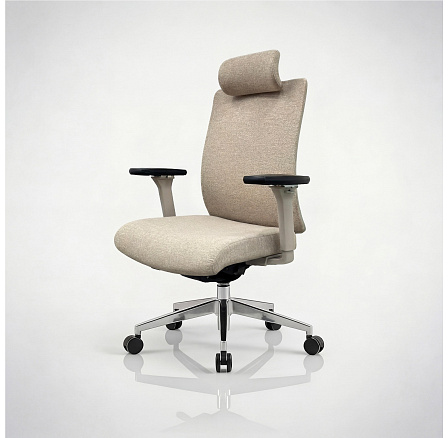 Ergonomická kancelářská židle světle béžová VECTOT Ergonomická kancelářská židle světle béžová VECTOT