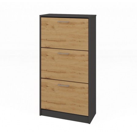 Botník Pura antracit/dub artisan Botník Pura antracit/dub artisan