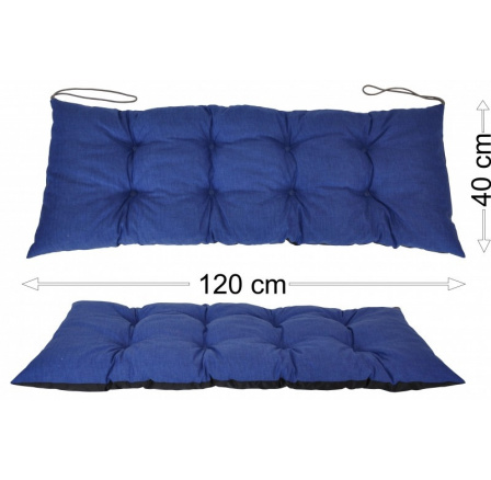 Podsedák 120x40 tmavě modrý melír Podsedák 120x40 tmavě modrý melír