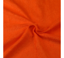 Froté prostěradlo oranžové 180x200 dvojlůžko