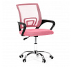 Dětská židle, houpací mechanismus, růžová síťovina, KA-L103 PINK
