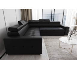 Rohová sedací souprava MARGO MAX 270×270 přírodní kůže - Levá strana, přírodní kůže - volitelná barva