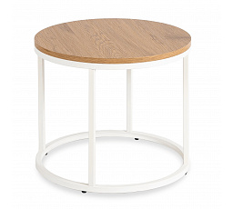 Stolek ANN Dub/Bílý
