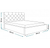 Postel B11 R 160 x 200, Jasmine 20