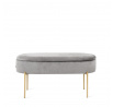 Lavice LAYLA GREY 91,5x41x46.5 cm