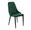 Židle LOUIS QUILTER velur zelená 44x59x88 cm 848990