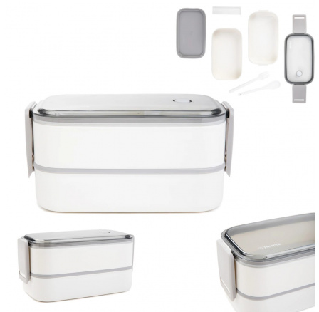 Lunchbox LOENE bílý stohovatelný 1.4 l 858883