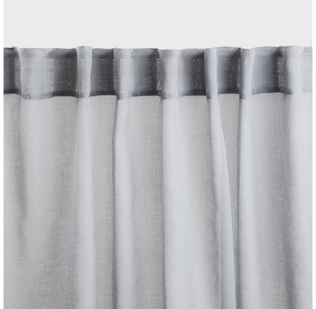 Závěs ADI šedý s bambulkami 140X250 CM 745683